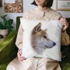 愛犬太郎のグッズの太郎の横顔【柴犬】 Cushion