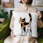 Riotoのねこけつω（三毛猫） Cushion