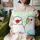 Lily bird（リリーバード）の仲良し文鳥&セキセイ Cushion