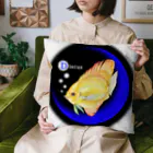 idumi-artの青い月と熱帯魚🐠 Cushion