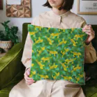  アートフラワーエマの絵本の世界に迷い込んだジャングルタイガー Cushion