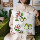 Lily bird（リリーバード）のほわほわメジロ梅 Cushion