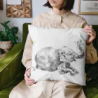 SAORI ym goods shopの花とハナの長い子 Cushion