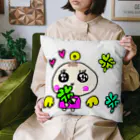 Yu-yuのゆるかわベビーの天使ちゃんクローバー🍀 Cushion