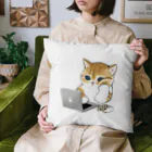 mofusandの在宅勤務にゃん Cushion