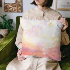 喫茶角砂糖のピンクレモネードの夕日 Cushion