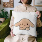 おこじょ。のお店(okojyo9 store)の薄茶くん(仮) Cushion