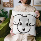 always hungry schnauzerのおすましフェイスミル Cushion