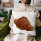 Leere -suzuri shop-のクロワッサン Cushion