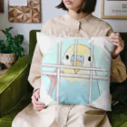 まめるりはことりの可愛いのぞき見セキセイインコちゃん【まめるりはことり】 Cushion