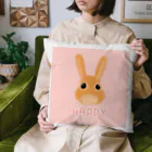 SHOP ベアたんの幸せうさぎのはっぴぃちゃん Cushion