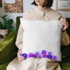 gokurakutyoukaの紫色のビー玉 Cushion