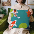 SANKAKU DESIGN STOREのひらひら、ゆらゆら、優雅に泳ぐ。A Cushion