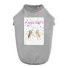 若ちゃんショップのHappy Day！フラワー・カブトムシ ドッグTシャツ