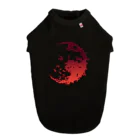 FAN-TANのBat Moon(レッド) Dog T-shirt