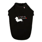 もふもふだっくすのLong body Dachshund ドッグTシャツ