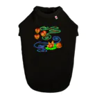 Lily bird（リリーバード）のホオズキ 水紋背景（和柄） Dog T-shirt