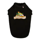 ハナドリカ SUZURI店のきつねうどん Dog T-shirt