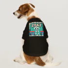 ヘッヘンのお店の【2062】アート Dog T-shirt