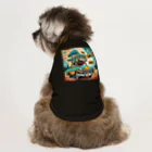 のんびりアート工房のレトロファッション Dog T-shirt