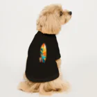 Mellow-Skyのひょっこり猫サーファー Dog T-shirt