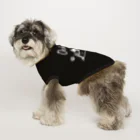 しっぽ堂のOchiri ホワイト Dog T-shirt