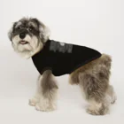 クセスゴエッセイの㎗デシリットル白字 Dog T-shirt