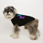 のんびりアート工房のサイバーパンク Dog T-shirt