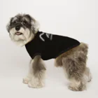 .COWABUNGA.の.COWABUNGA. ベーシックロゴ（白） Dog T-shirt