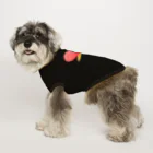 エレファント先生と虹色こどもたちの虹色ハート Dog T-shirt