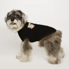 Drecome_Designのドットリボン(ブラウン) Dog T-shirt