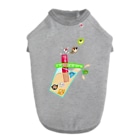 Lily bird（リリーバード）のタピオカ小鳥とミルクティー Dog T-shirt