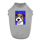 虹色PLUSの夜空を見上げて　ジャックラッセルテリア犬 Dog T-shirt