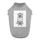 こうめ屋の柴犬　んふふ犬　んふふさん　飛行機耳　笑顔犬　白背景バージョン Dog T-shirt