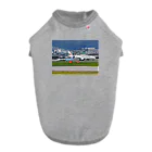 ムーンライトの飛行機 ドッグTシャツ