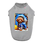 Pet_Charmの宙飛行士のような姿で登場!! Dog T-shirt