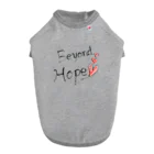 Love Goes AroundのBeyond Hope T-Shirt with red heart ドッグTシャツ