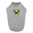 CryptoZamのパグの「バウ」 Dog T-shirt