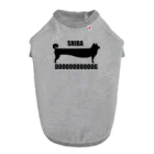 PolarBearLABOのLONG SHIBA DOG Dog T-shirt