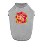 onehappinessのピンシャー　hibiscus　花言葉　onehappiness ドッグTシャツ