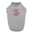 Glass Gardenのステンドグラス -Vivid Flower - ドッグTシャツ