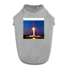 swanの夕焼けのロケット ドッグTシャツ