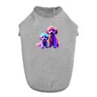 MaKenEekaRaのネオントイプードル Dog T-shirt