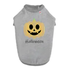 やし油のハロウィンかぼちゃ ドッグTシャツ