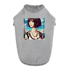 ボンブ映像社の希望に満ちた娘 ドッグTシャツ