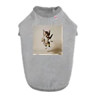 のびのびショップのAI ねこ飛び Dog T-shirt