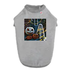 いらすとグッズのハッピーハロウィン ドッグTシャツ