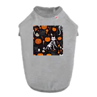 ToToMoの【ハロウィン】スケルトンキャット Dog T-shirt