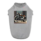 MORIXのクラッシクなバイクのグッツ ドッグTシャツ