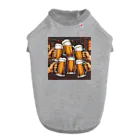 無類の酒好きのビールで乾杯！ Dog T-shirt